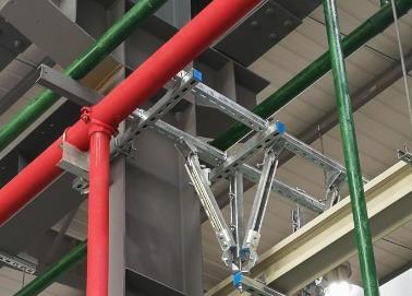 湖北该抗震支架的整体式支吊架结构协调性好